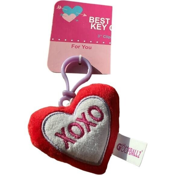 Goof Ballz XOXO Heart Key Chain Clip - Picture 3 of 3